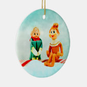 Elf Keramik Ornament (Rechts)