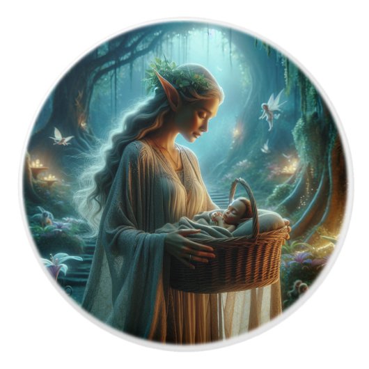 Elf Keramikknauf (Vorderseite)