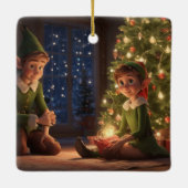 Elf Keramikornament (Rückseite)