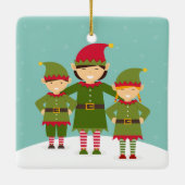 Elf Keramikornament (Rückseite)