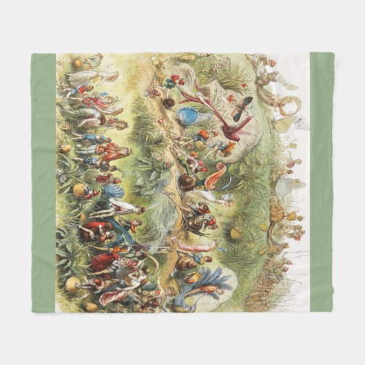 Elf King Fleece Blanket (Vorderseite (Horizontal))