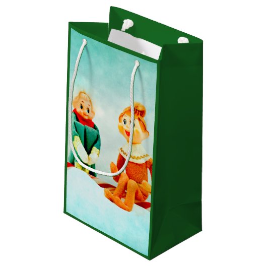 Elf Kleine Geschenktüte (Rückseite Schrägansicht)