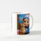 Elf Kuschelkatze Kaffeetasse (VorderseiteRechts)