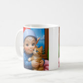 Elf Kuschelkatze Kaffeetasse (Vorderseite Links)