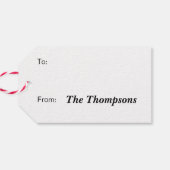 Elf - Lächeln ist mein Favorit Geschenkanhänger (Rückseite Horizontal)