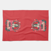 Elf - Lächeln ist mein Favorit Geschirrtuch (Horizontal)