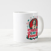 Elf - Lächeln ist mein Favorit Jumbo-Tasse (Vorderseite Rechts)