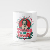 Elf - Lächeln ist mein Favorit Jumbo-Tasse (Rechts)