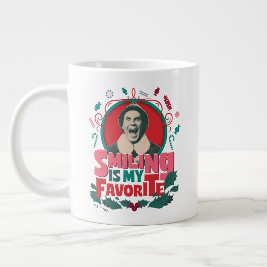Elf - Lächeln ist mein Favorit Jumbo-Tasse (Links)