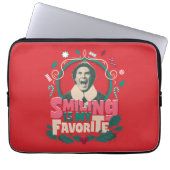 Elf - Lächeln ist mein Favorit Laptopschutzhülle (Vorderseite)