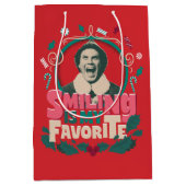 Elf - Lächeln ist mein Favorit Mittlere Geschenktüte (Vorderseite)