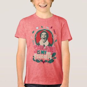 Elf - Lächeln ist mein Lieblingsding Tri-Blend Shirt