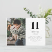 Elf Landschaft Foto Einladung (Stehend Vorderseite)