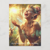 Elf Laughter Postkarte (Vorderseite)