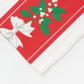 Elf Leg Child's Personalisiertes Weihnachtsblanket Fleecedecke (Ecke)