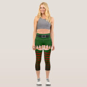 Elf Leggings Funny Christmas Costume Leggings (Vorderseite)