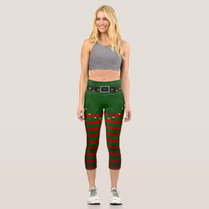 Elf Leggings Funny Christmas Kostüm Yoga Pants