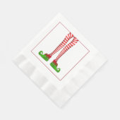 Elf Legs Christmas Napkins Serviette (Ecke)