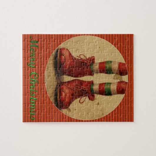Elf Legs Christmas Puzzle (Horizontal)