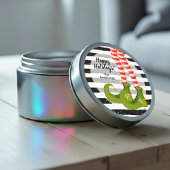 Elf Legs Happy Holidays Runder Aufkleber