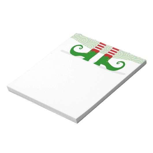 Elf Legs Notepad Notizblock (Rotiert)