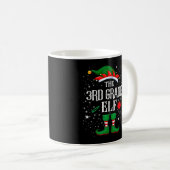 ELF Lehrerin der dritten Klasse Weihnachten Weihna Kaffeetasse (VorderseiteRechts)
