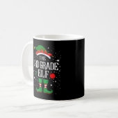 ELF Lehrerin der dritten Klasse Weihnachten Weihna Kaffeetasse (Vorderseite Links)
