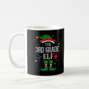 ELF Lehrerin der dritten Klasse Weihnachten Weihna Kaffeetasse