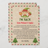 Elf-Letter-Vorlage Einladung (Vorne/Hinten)