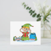 Elf Lights Postkarte (Stehend Vorderseite)