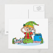 Elf Lights Postkarte (Vorne/Hinten)