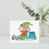 Elf Lights Postkarte (Stehend Vorderseite)