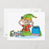 Elf Lights Postkarte (Vorne/Hinten)