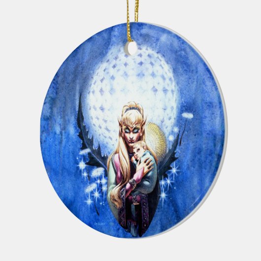 Elf Madonna Christmas Ornament (Links)