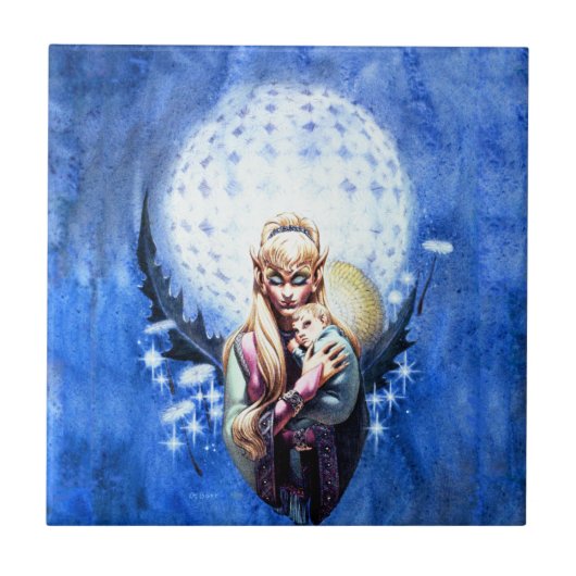 Elf Madonna Fliese (Vorderseite)