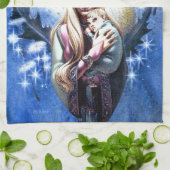 Elf Madonna Küchentuch (Gefaltet)