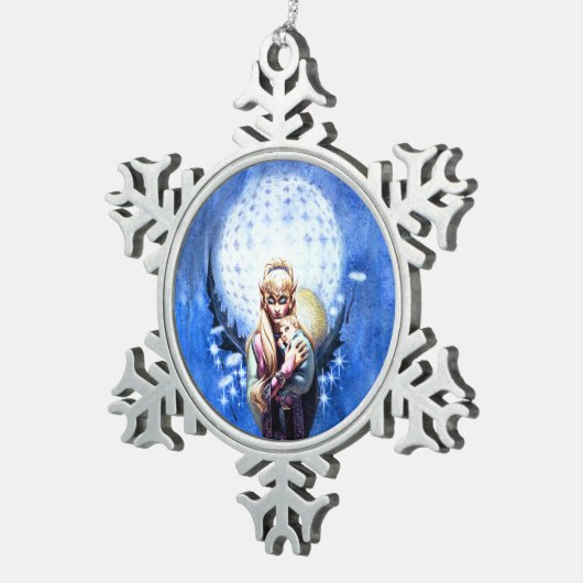 Elf Madonna Ornament (Rechts)