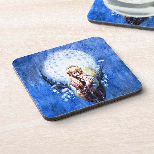 Elf Madonna Untersetzer (Linke Seite)