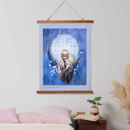 Elf Madonna Wandteppich Mit Holzrahmen (Schlafzimmer)