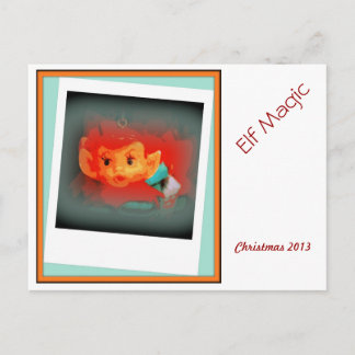 Elf Magic Postcard von Todd D. Martin Feiertagspostkarte