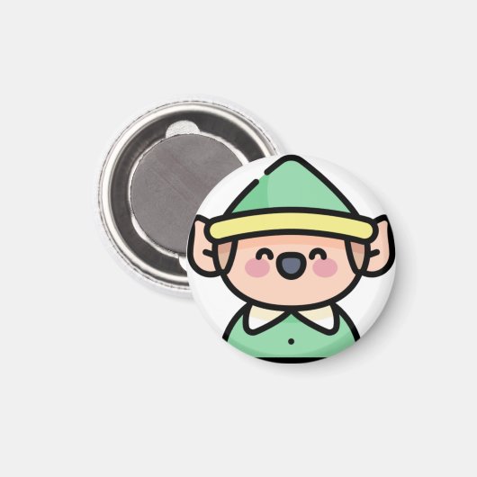 Elf Magnet (Vorderseite/Rückseite)