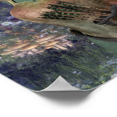 Elf Maiden im Wald Poster (Ecke)