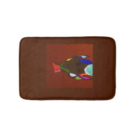 Elf Map Art Badematte