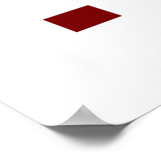 Elf Map Art  Poster (Ecke)