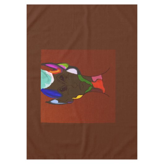 Elf Map Art Tischdecke (Vorderseite)