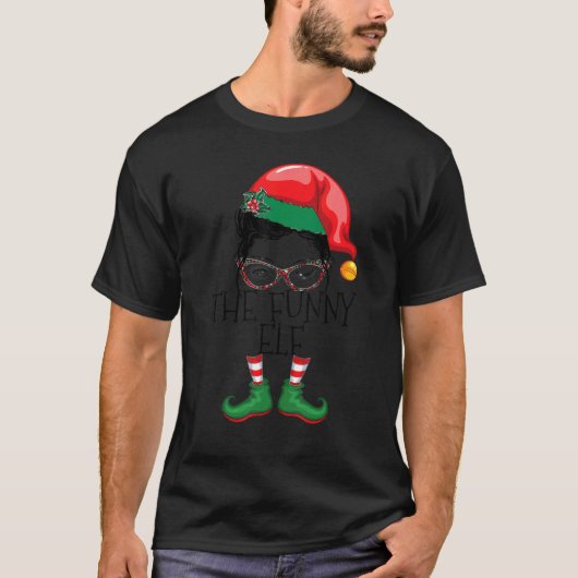 Elf Matching Familie Pajamas Weihnachten Weihnacht T-Shirt (Vorderseite)
