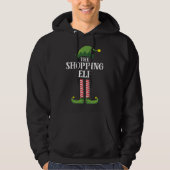 Elf Matching Familienweihnachtsfest Party Hoodie (Vorderseite)