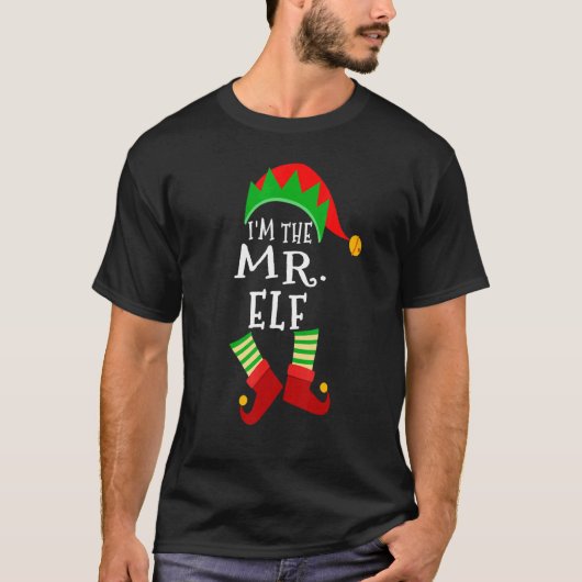 Elf Matching Family Group Christmas Elf Party C T-Shirt (Vorderseite)