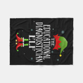 Elf Matching Family Group, pädagogischer Diagnosti Fleecedecke (Vorderseite (Horizontal))