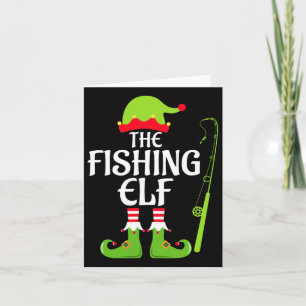 Elf Matching Family Group Weihnachtsfest Party Karte